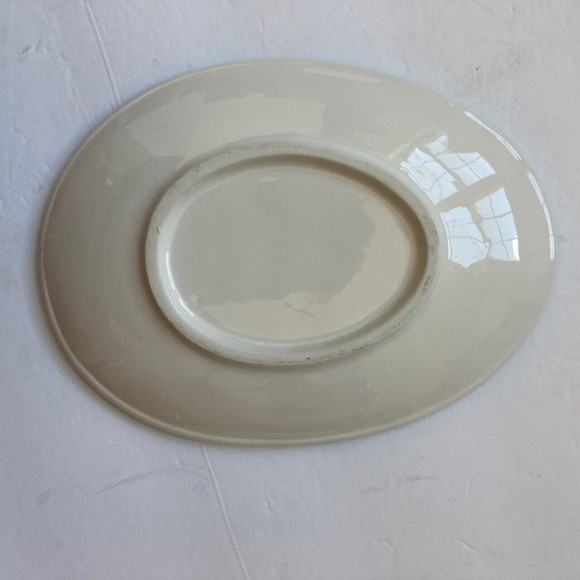 5 Easter Egg Shaped Dishes Floral Pastel Spring Holiday Candy Small Plate 9x6 in - Picture 4 of 12